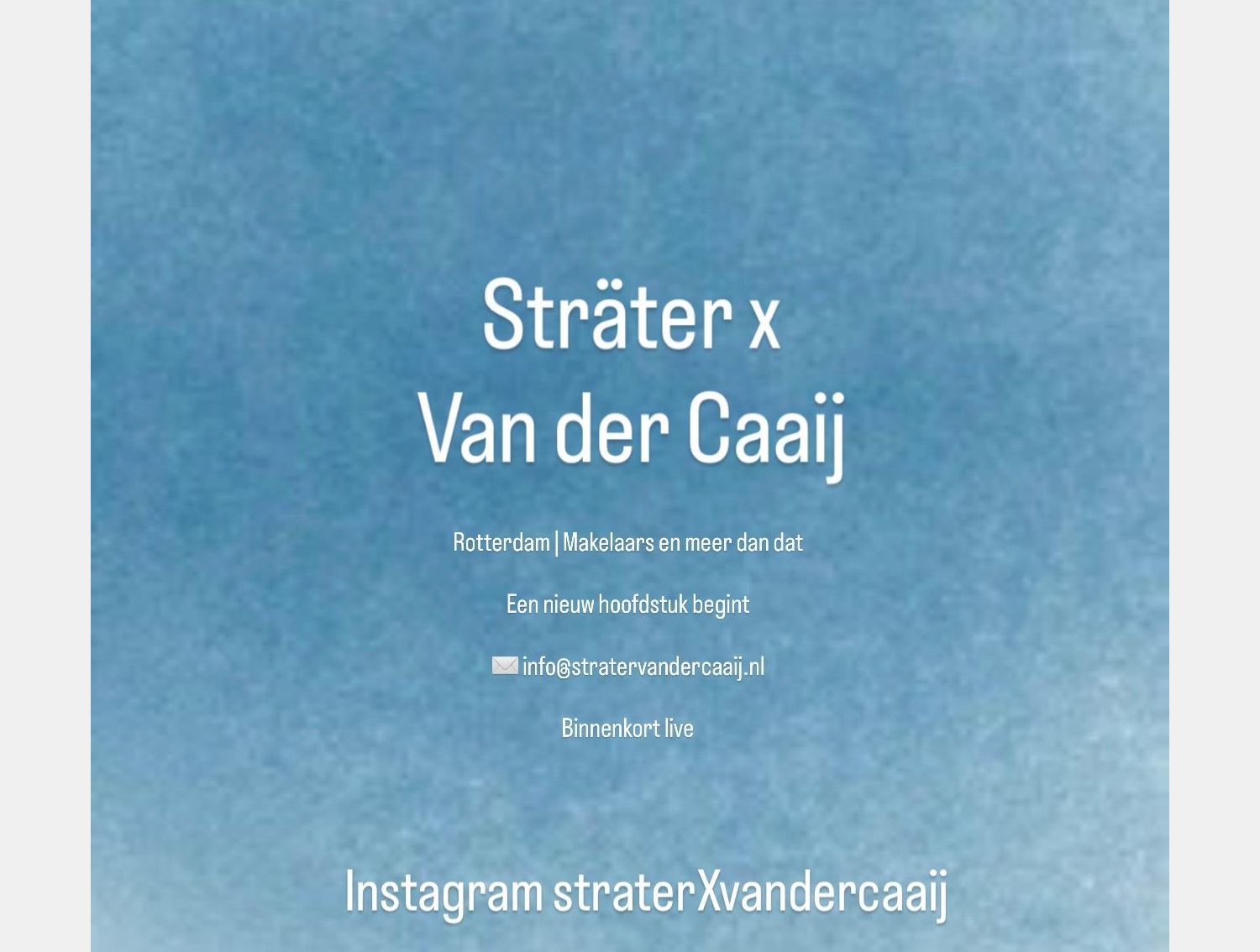 Team foto van Sträter x Van der Caaij Makelaars