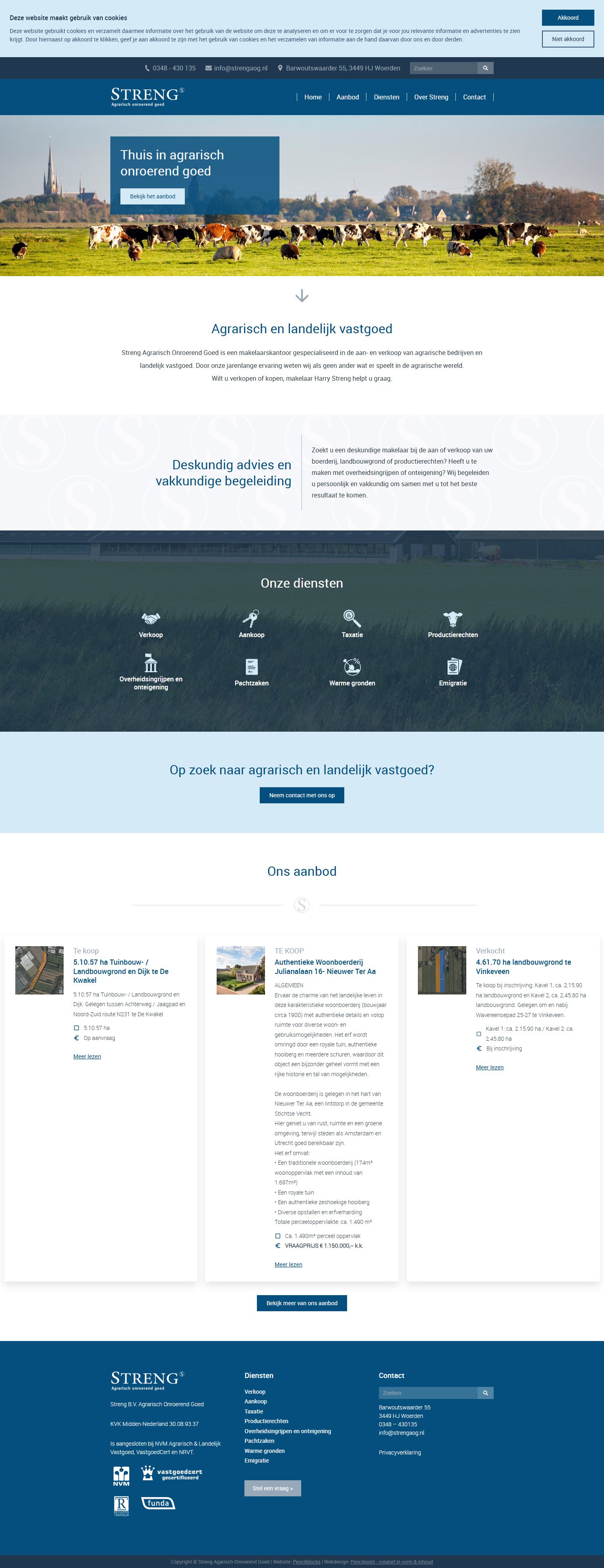 Kantoorfoto Streng B.V. Agrarisch Onroerend Goed