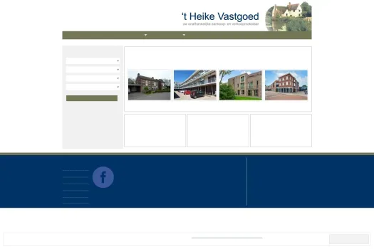 Screenshot van de website van www.heikevastgoed.nl