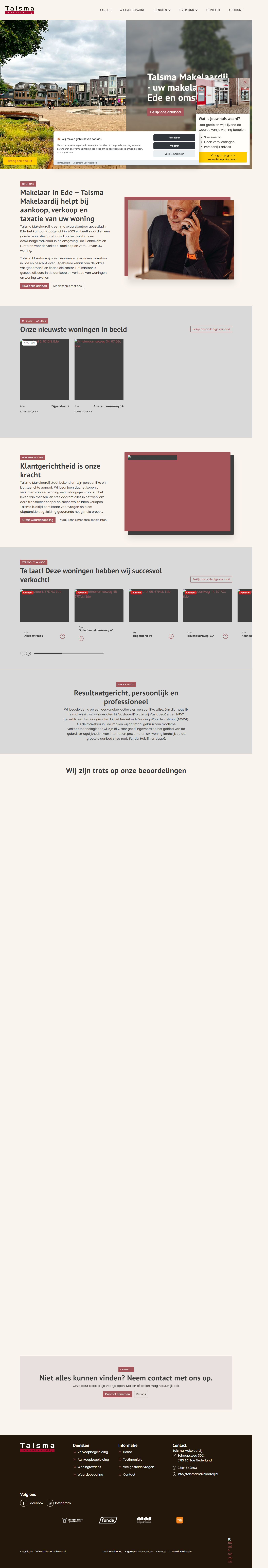 Kantoorfoto Talsma Makelaardij