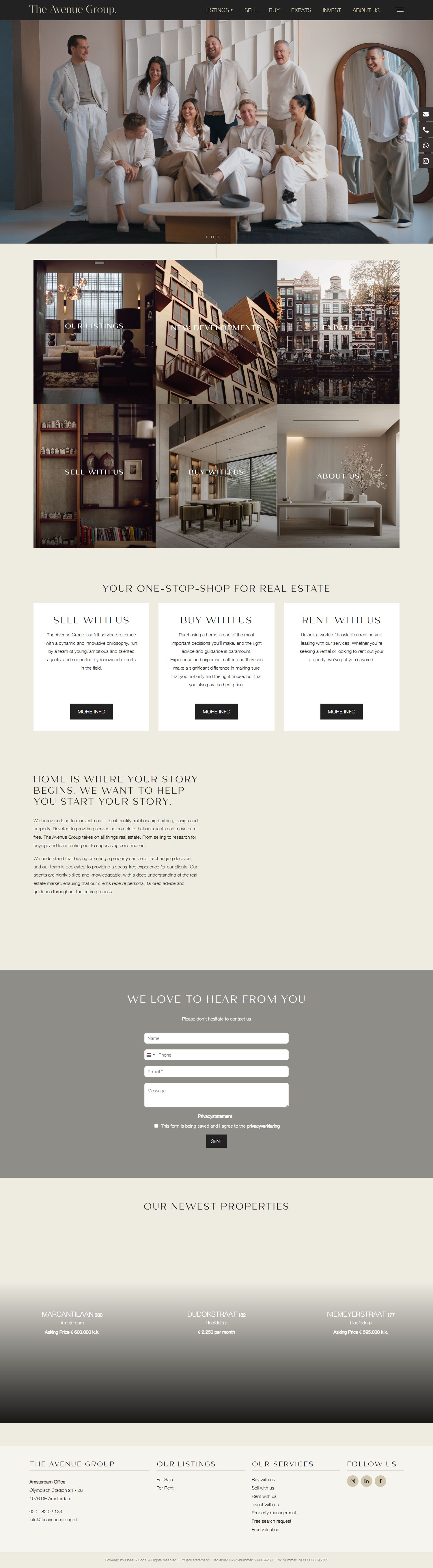 Kantoorfoto The Avenue Group.