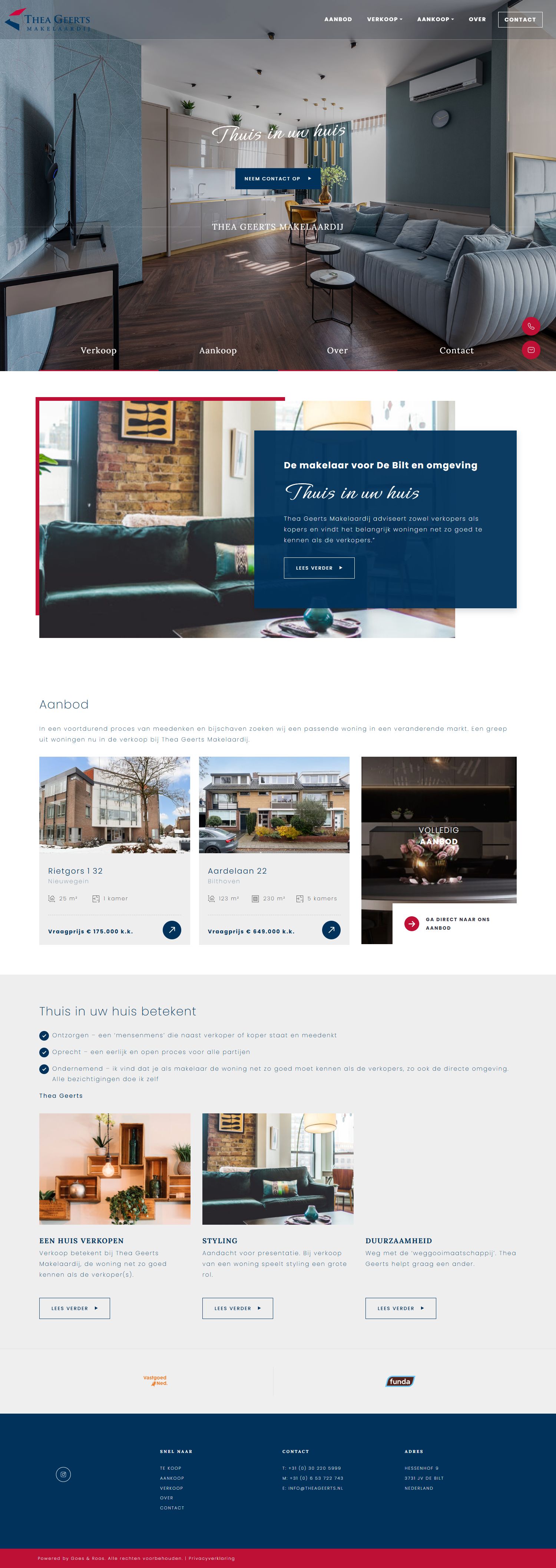 Team foto van Thea Geerts Makelaardij