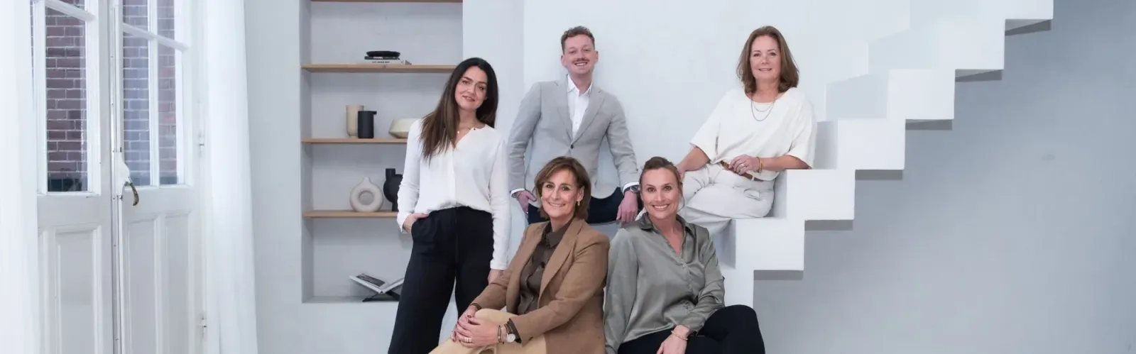 Team foto van Thoma Post Makelaars Amsterdam