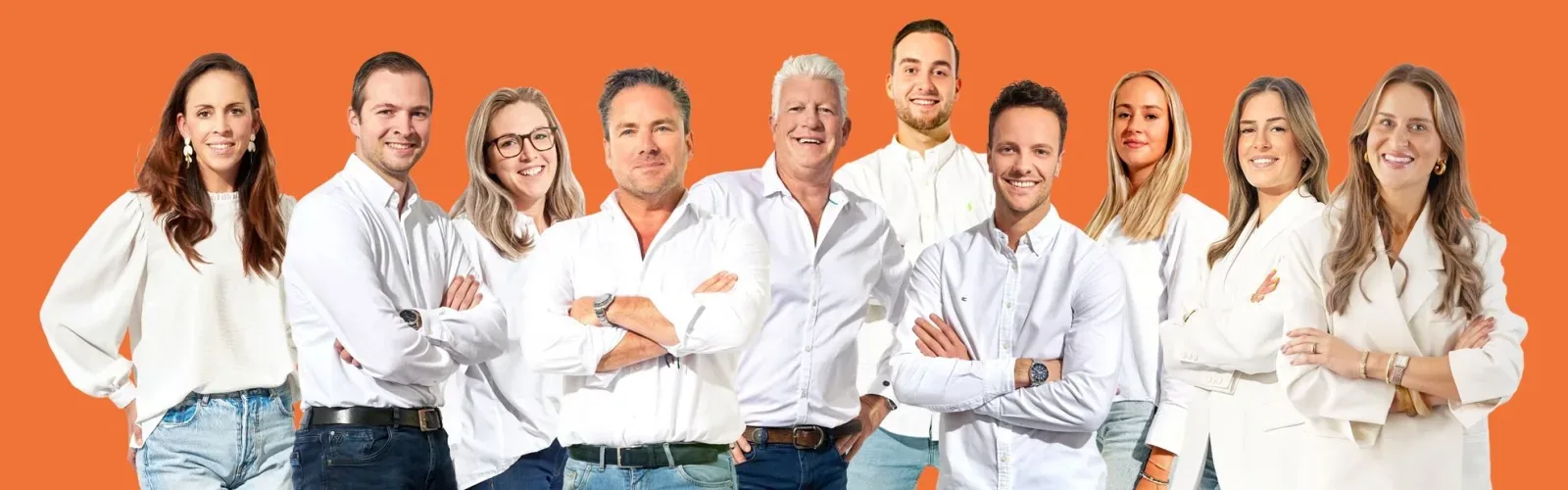 Team foto van Tijs & Cyril Makelaardij | Sittard