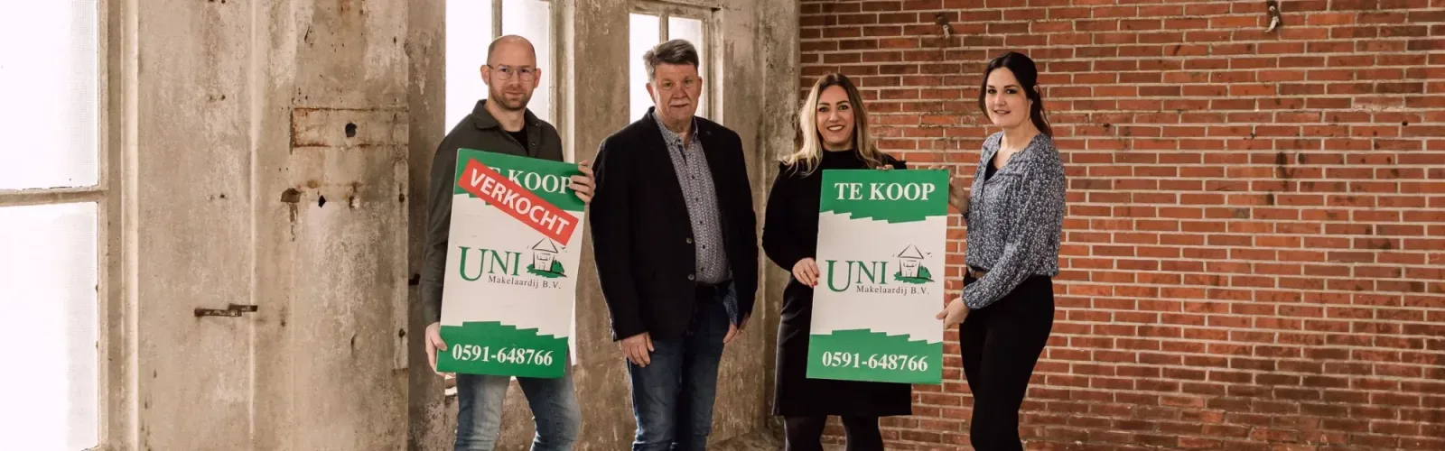 Team photo of Uni Makelaardij