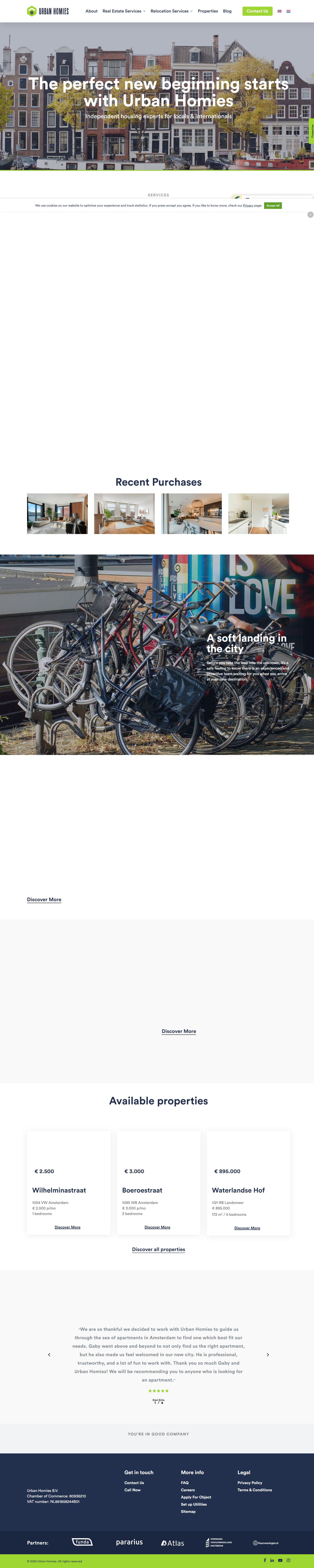 Kantoorfoto Urban Homies - Real estate and Relocation agency