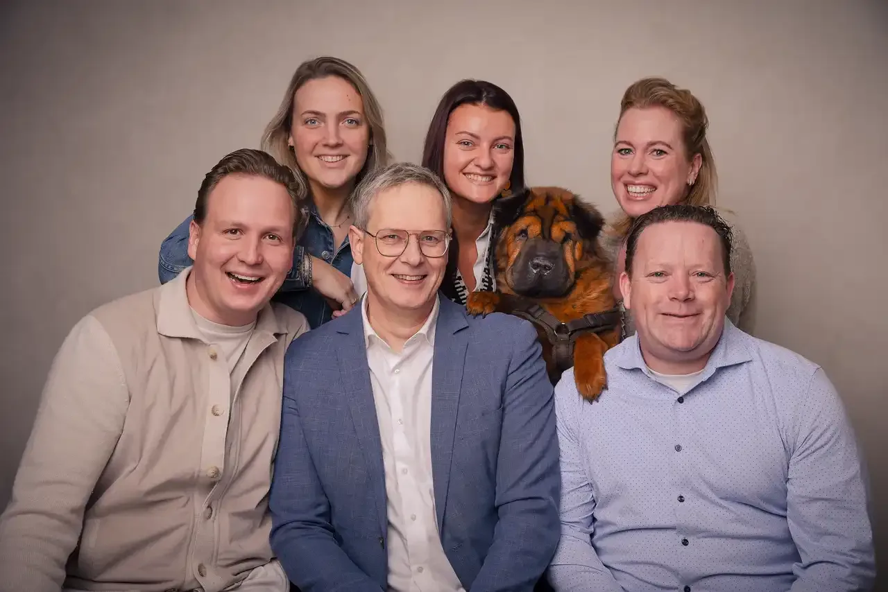 Team foto van Van Breukelen makelaars in zekerheid