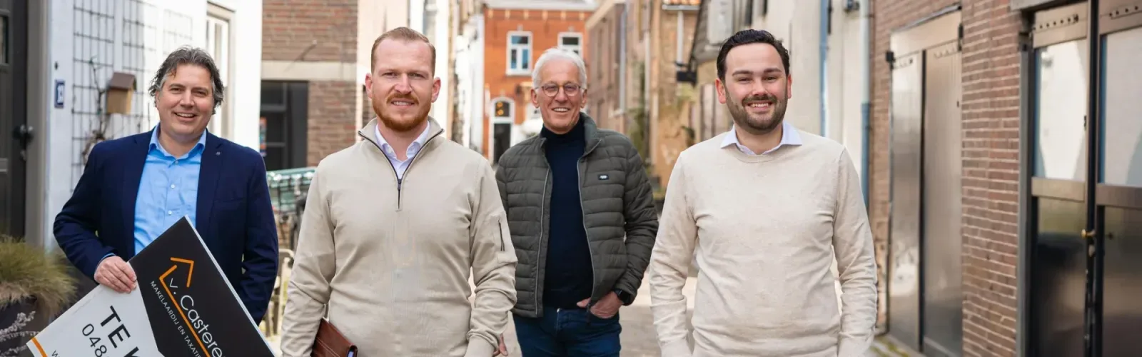 Team foto van Van Casteren Makelaardij en Taxatiebureau