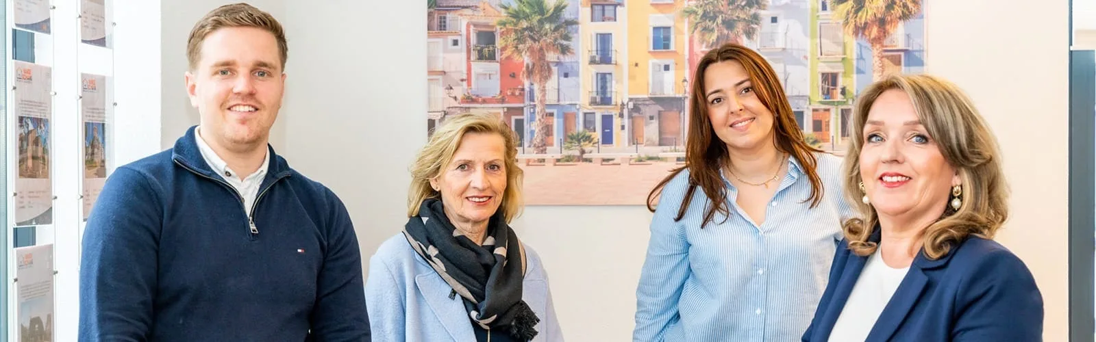 Team foto van Van de Schans Makelaardij