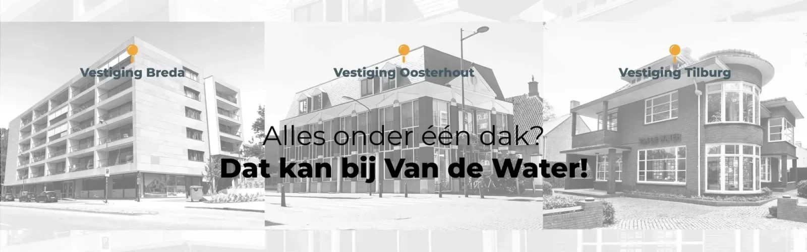Team foto van Van de Water Makelaars Tilburg