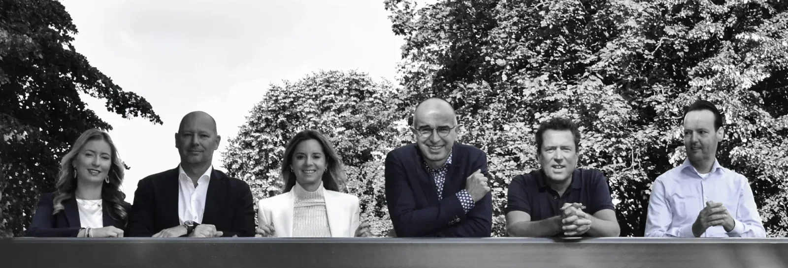 Team foto van Van de Zande Makelaardij Vlijmen
