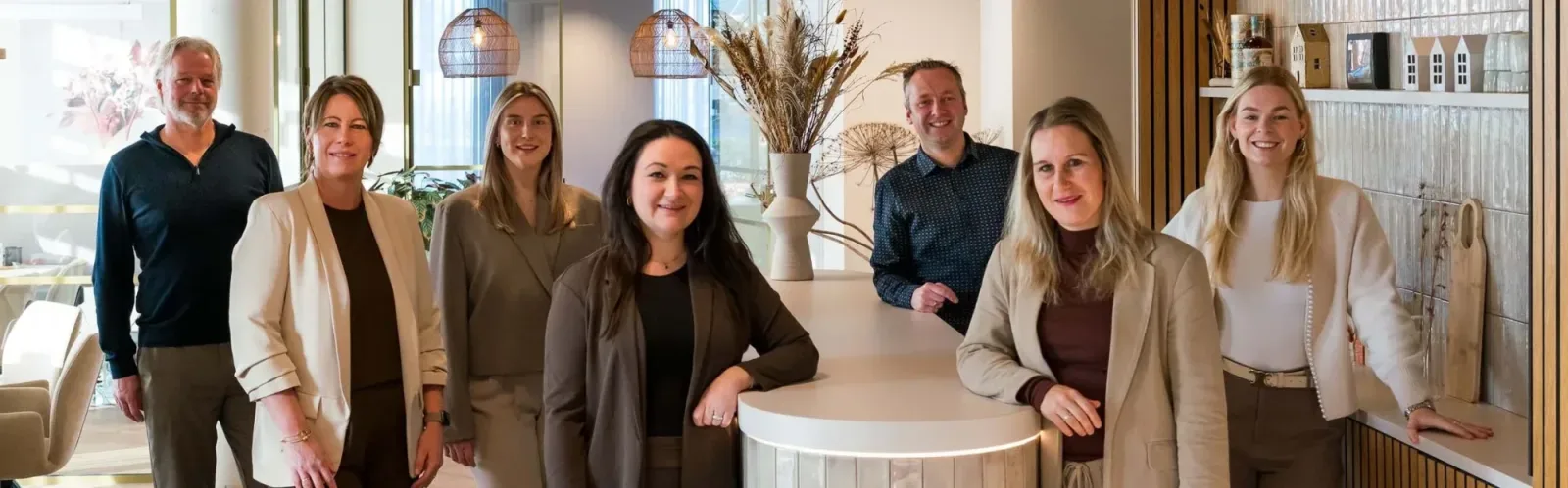 Team foto van Van den Belt Makelaars