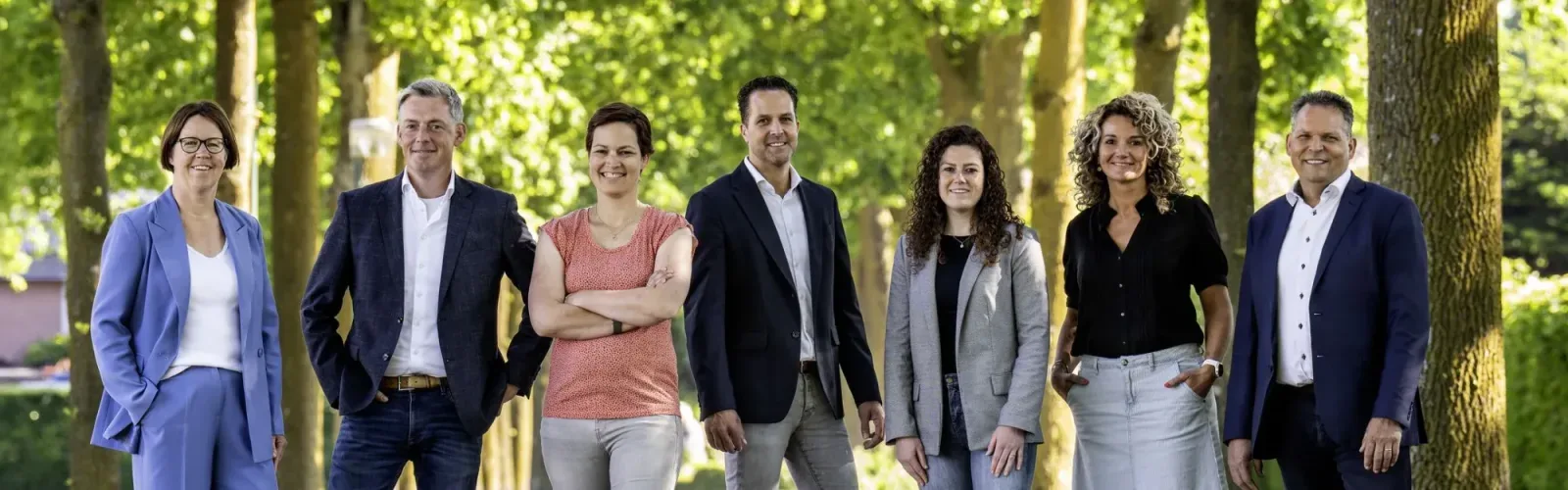 Team foto van Van den Berk & Kerkhof Makelaars en Taxateurs