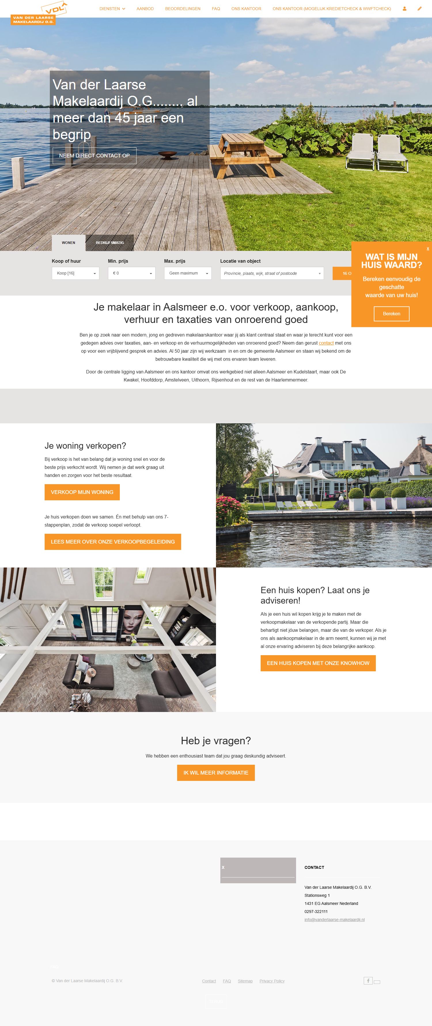 Kantoor foto van Van der Laarse Makelaardij O.G. B.V.