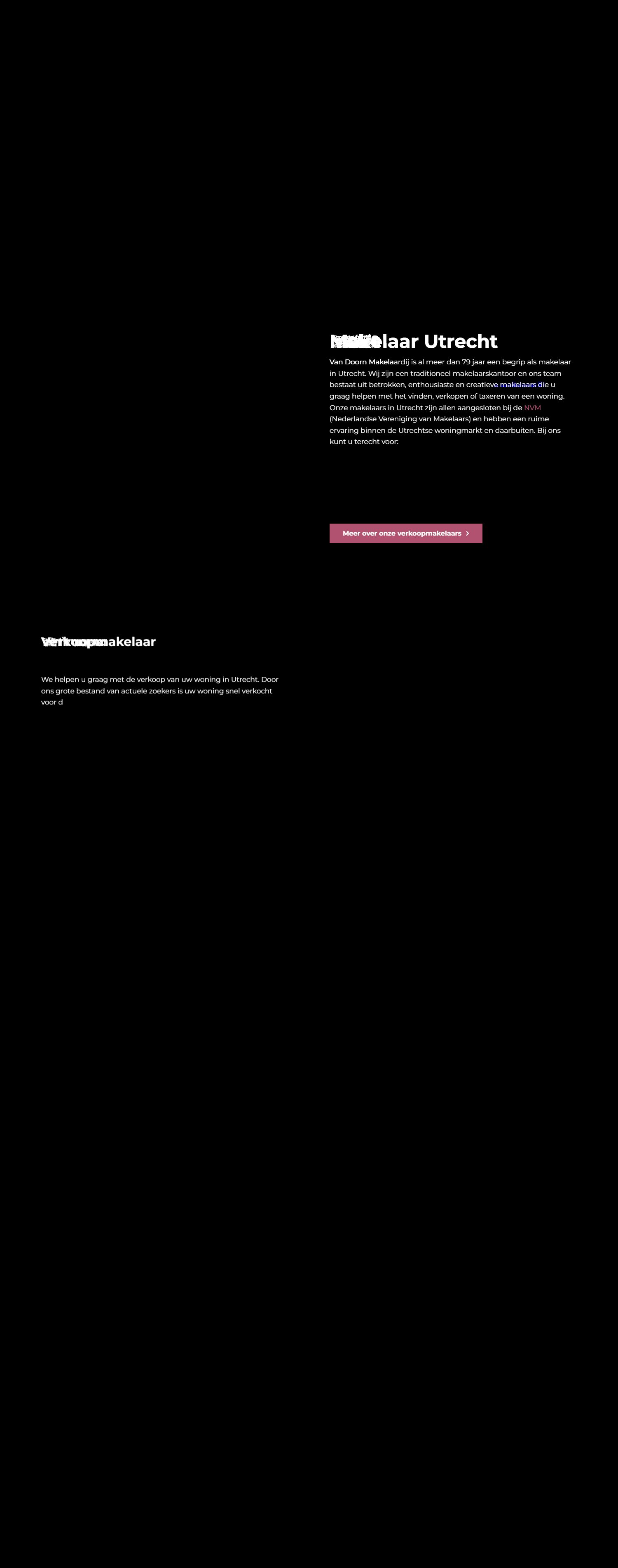 Screenshot van de website van www.van-doorn.nl