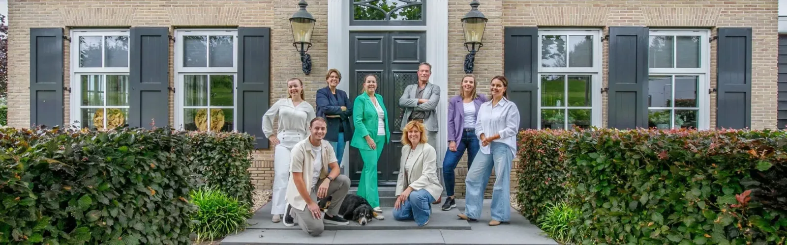 Team foto van Van Egmond Makelaardij