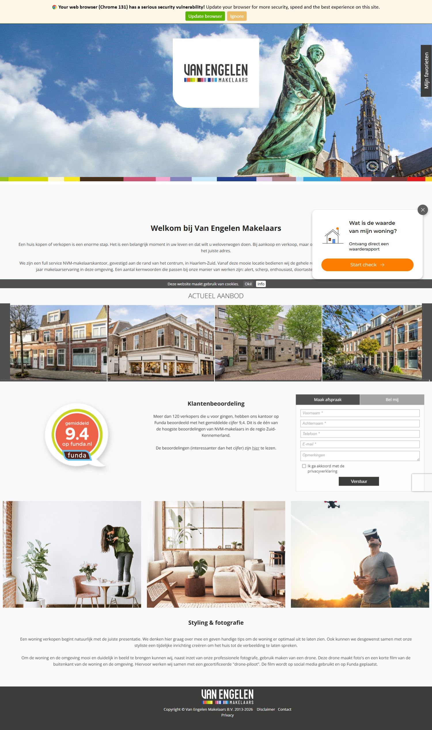 Kantoor foto van Van Engelen Makelaars BV