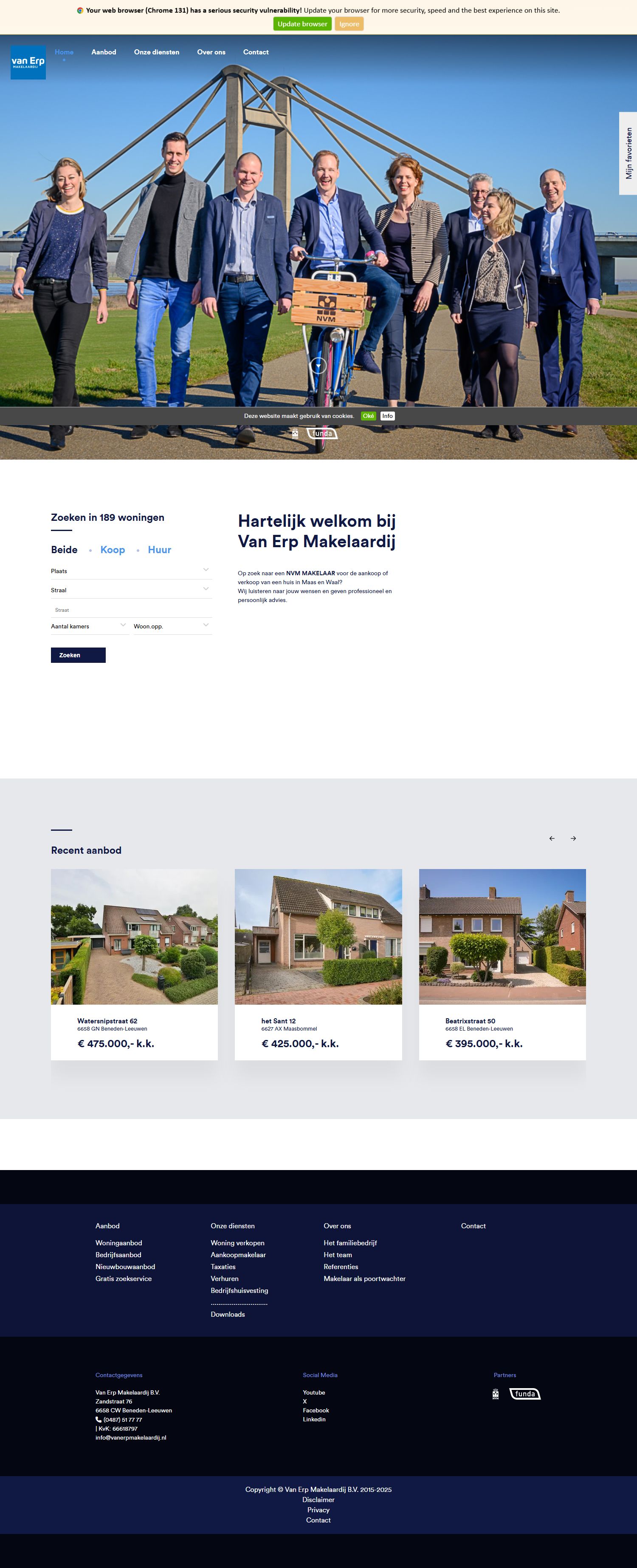 Kantoor foto van Van Erp Makelaardij