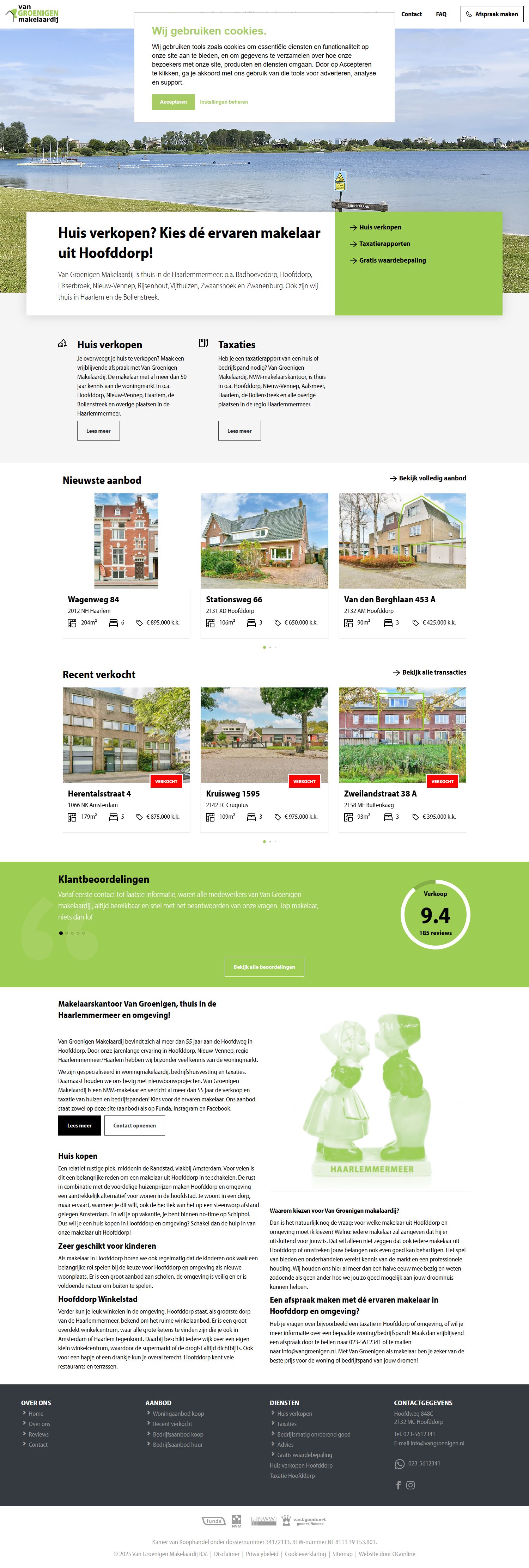 Kantoorfoto Van Groenigen Makelaardij B.V.