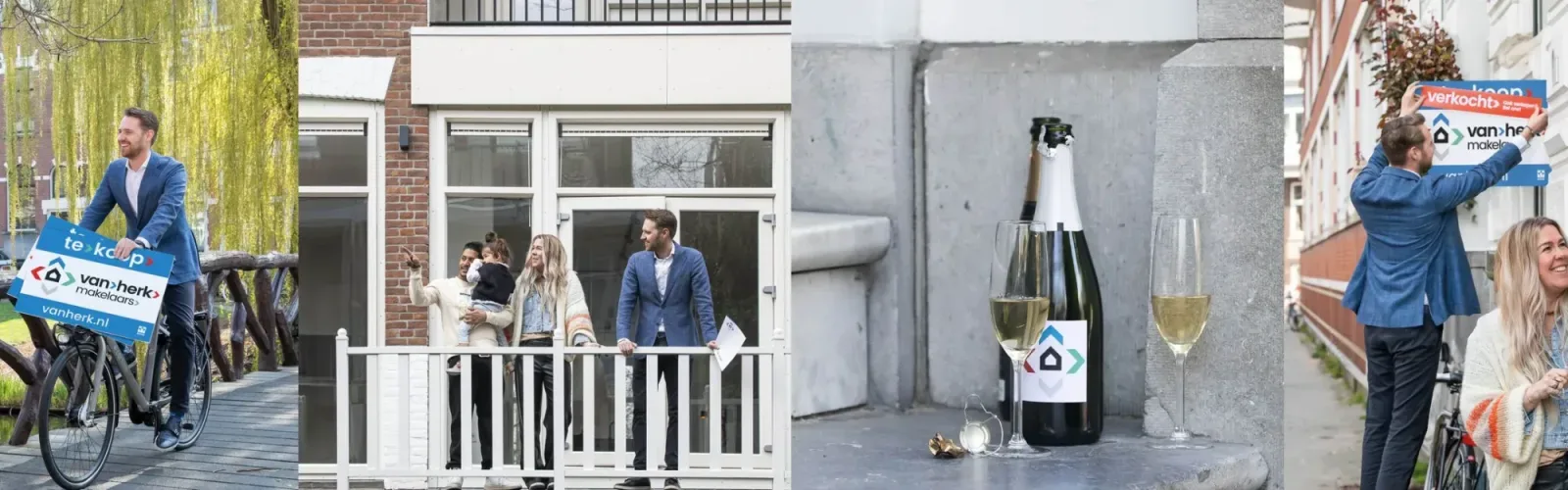 Team foto van Van Herk Makelaars Gouda