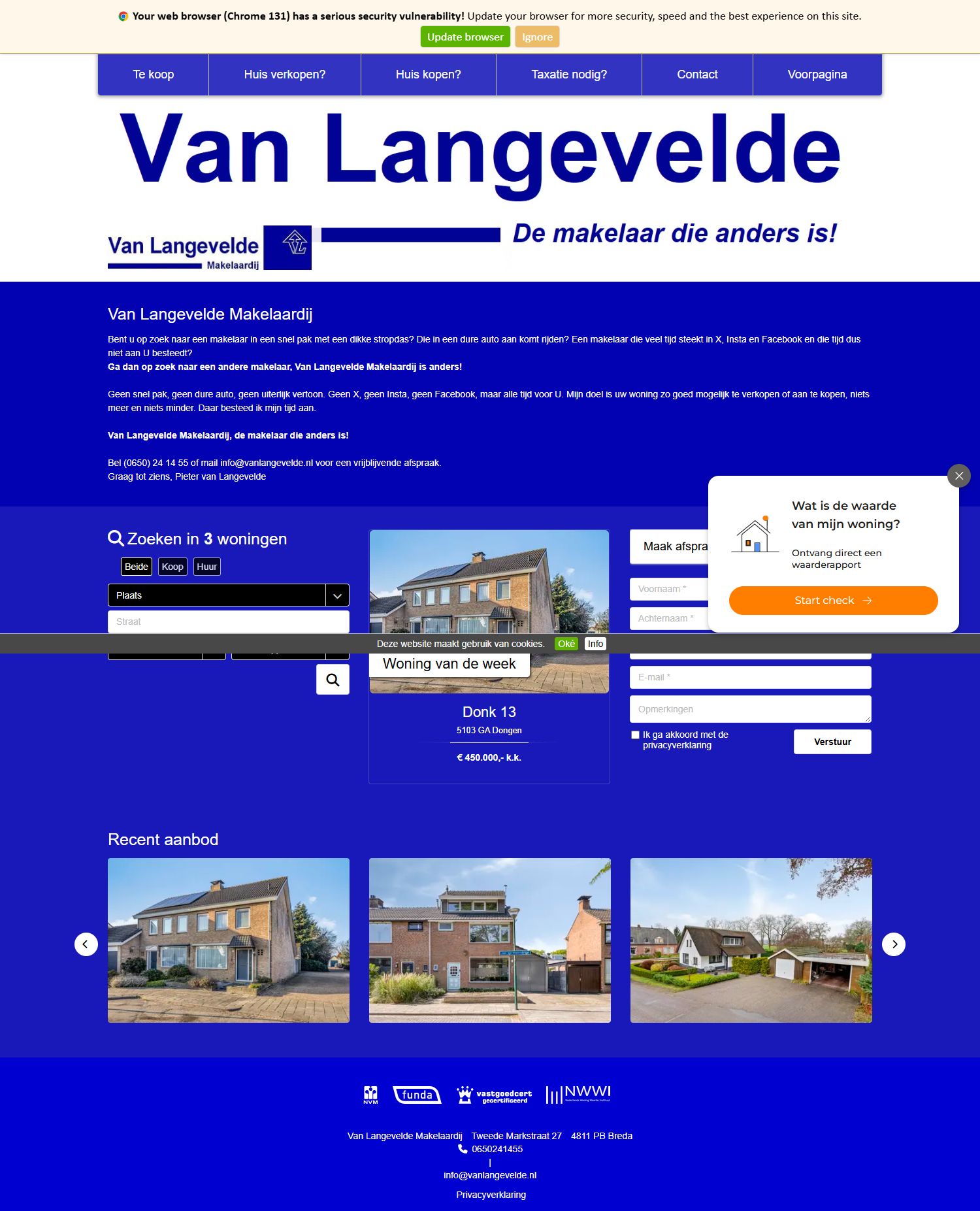 Kantoorfoto Van Langevelde Makelaardij