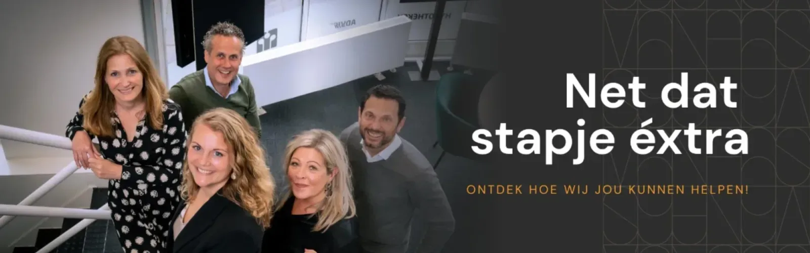 Team foto van Van Pas Makelaars