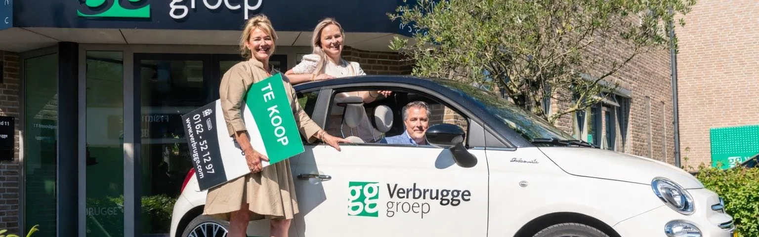 Team foto van Verbrugge Makelaardij Raamsdonksveer
