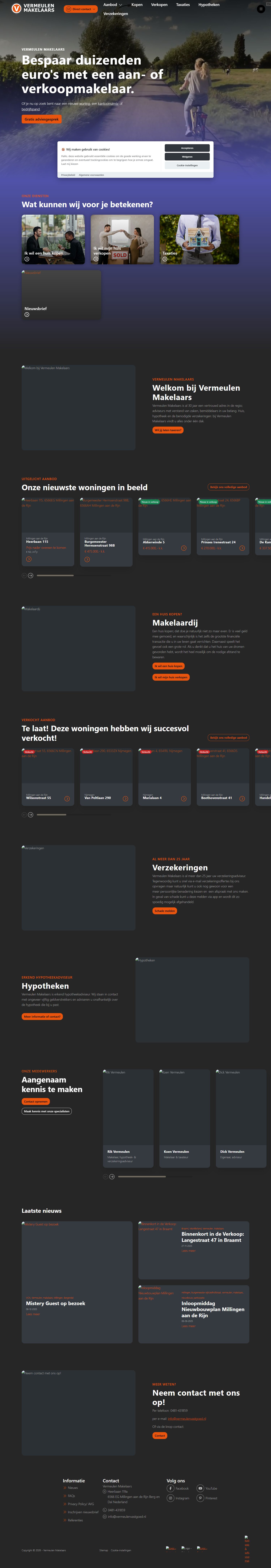 Screenshot van de website van www.vermeulenvastgoed.nl
