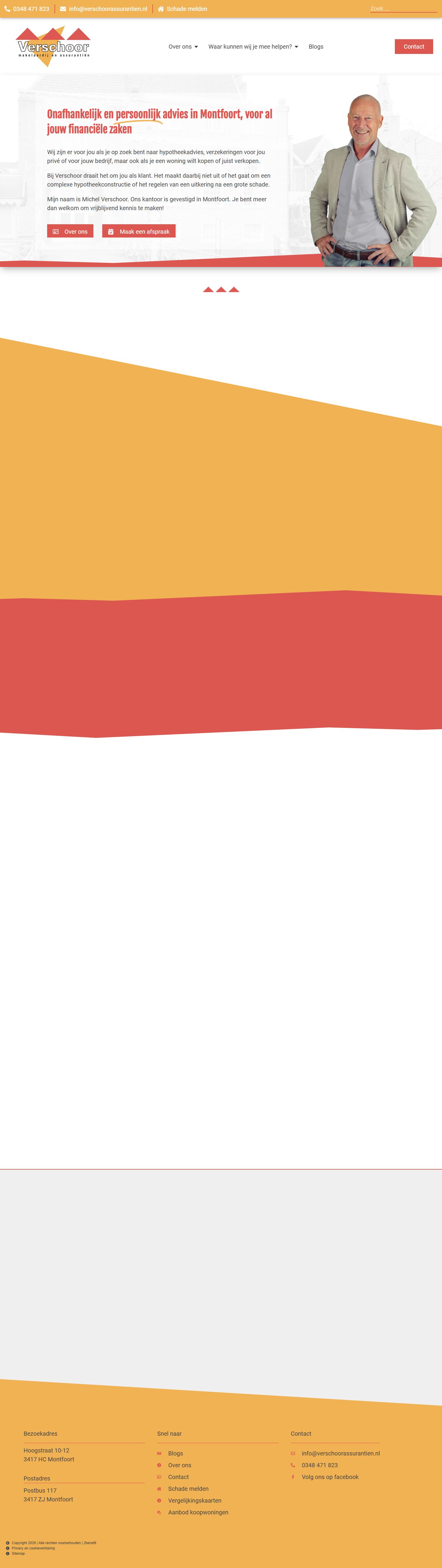 Screenshot van de website van www.verschoormakelaardij.nl