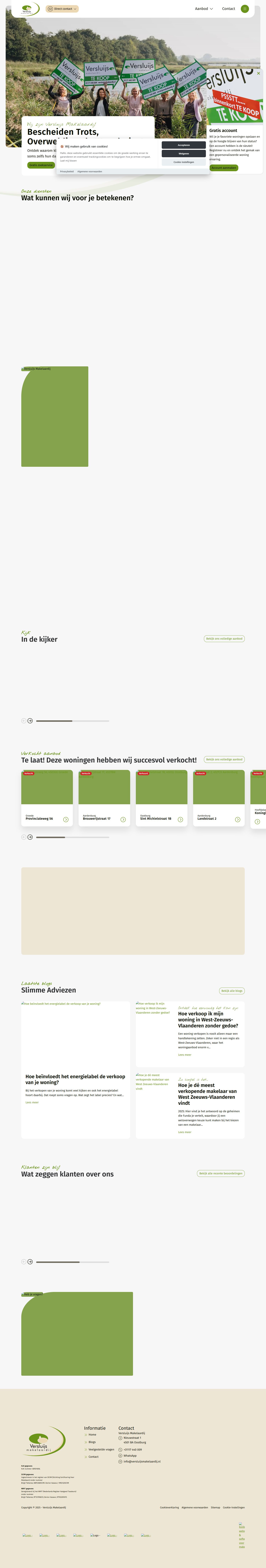 Screenshot van de website van www.versluijsmakelaardij.nl