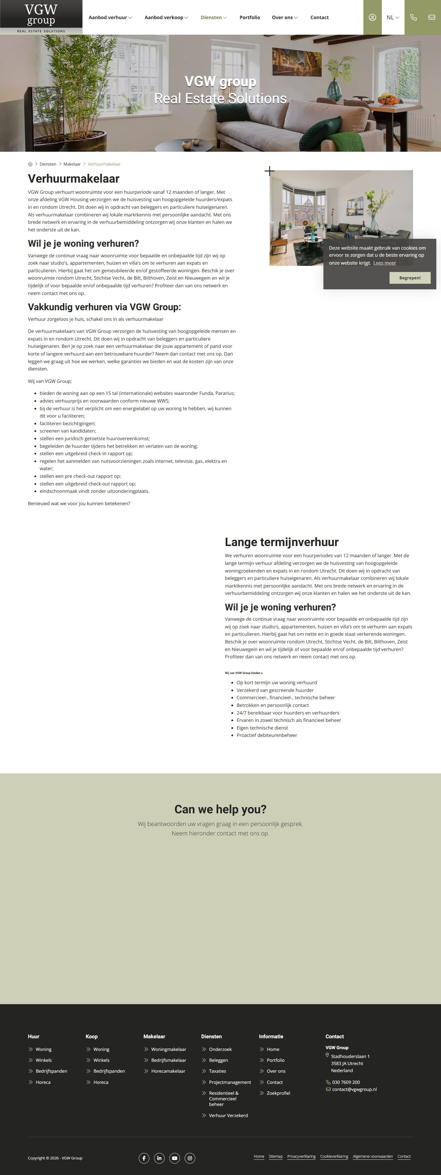 Team foto van VGW Real Estate