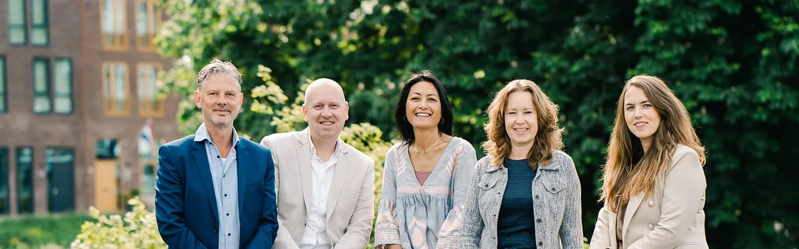 Team foto van Via Makelaardij en Hypotheken
