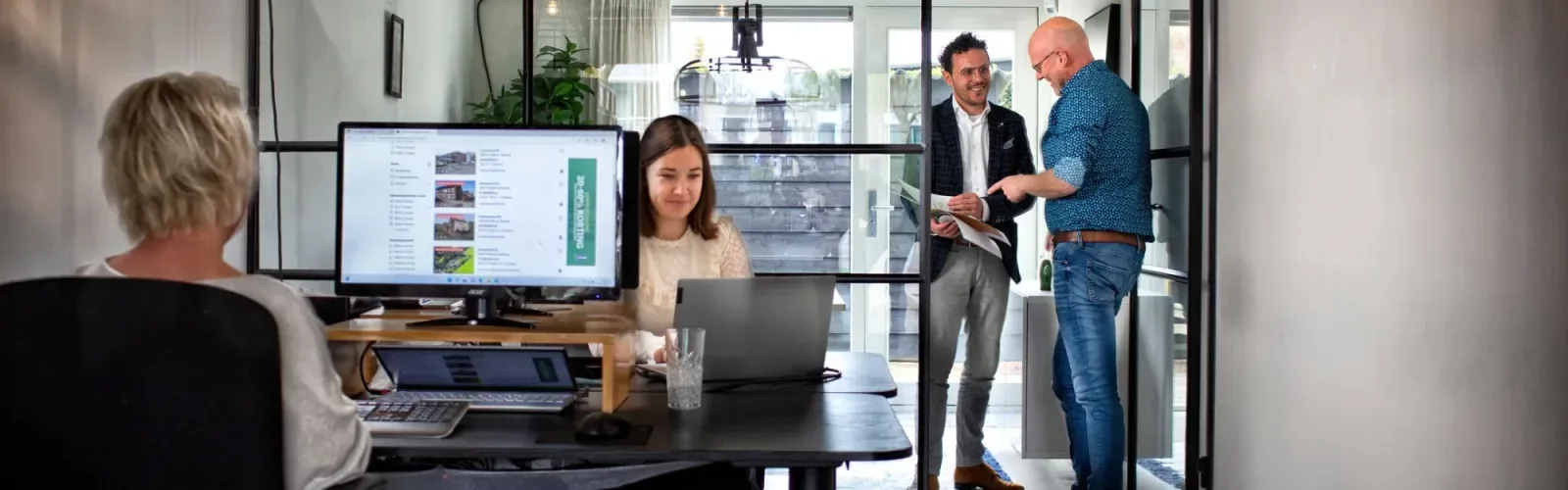 Team foto van ViaJoop Makelaardij