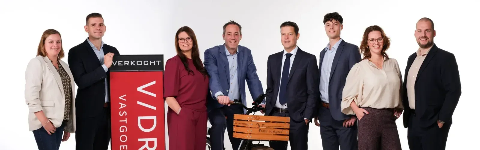 Team foto van Vidra Vastgoed Makelaars & Taxateurs