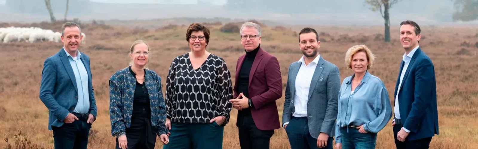 Team foto van Vinke Veluwe Makelaars