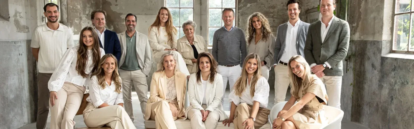 Team foto van Visch & van Zeggelaar 't Gooi