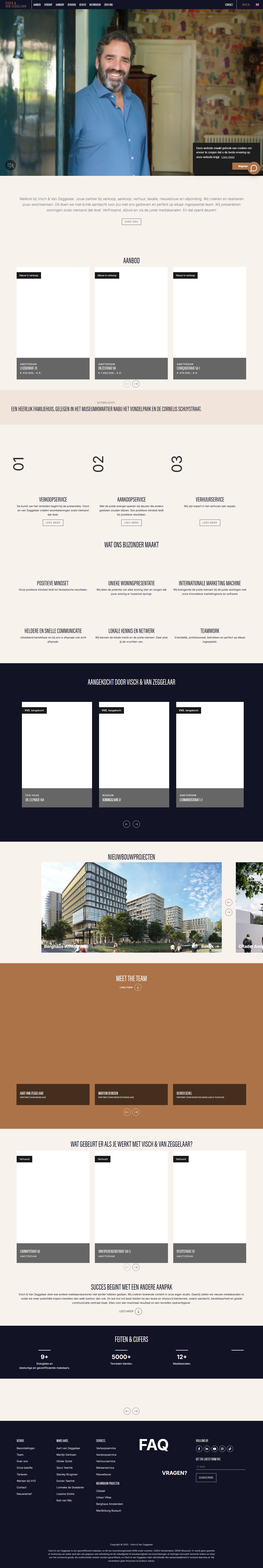 Screenshot van de website van www.visch-vanzeggelaar.nl
