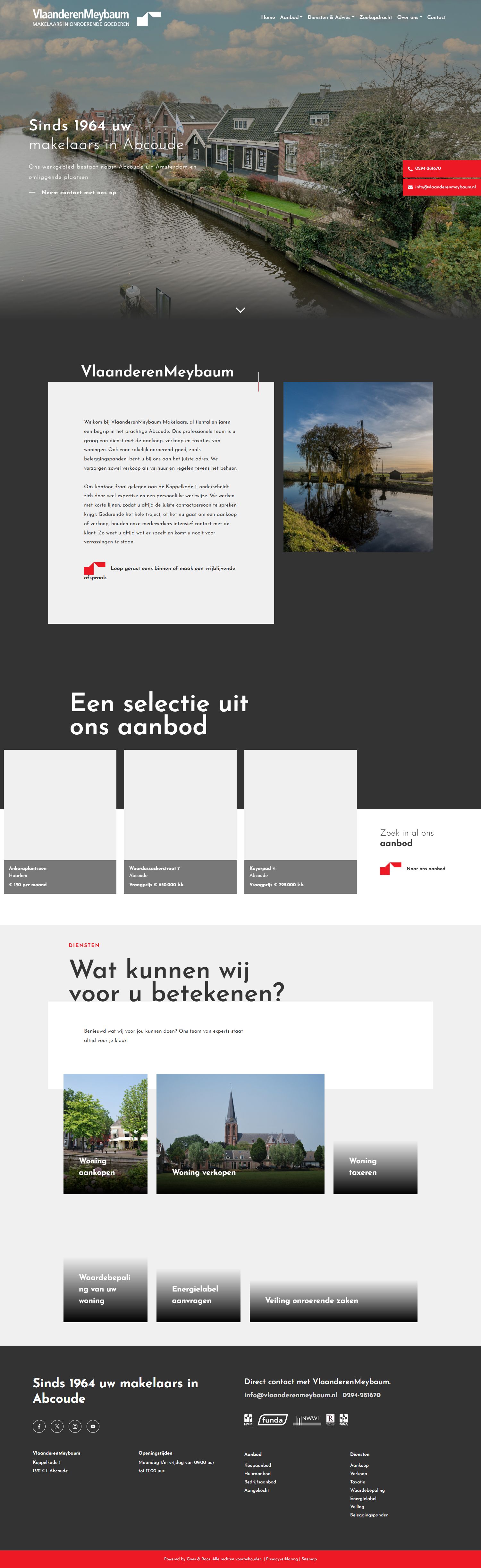 Kantoor foto van VlaanderenMeybaum Makelaars o.g.