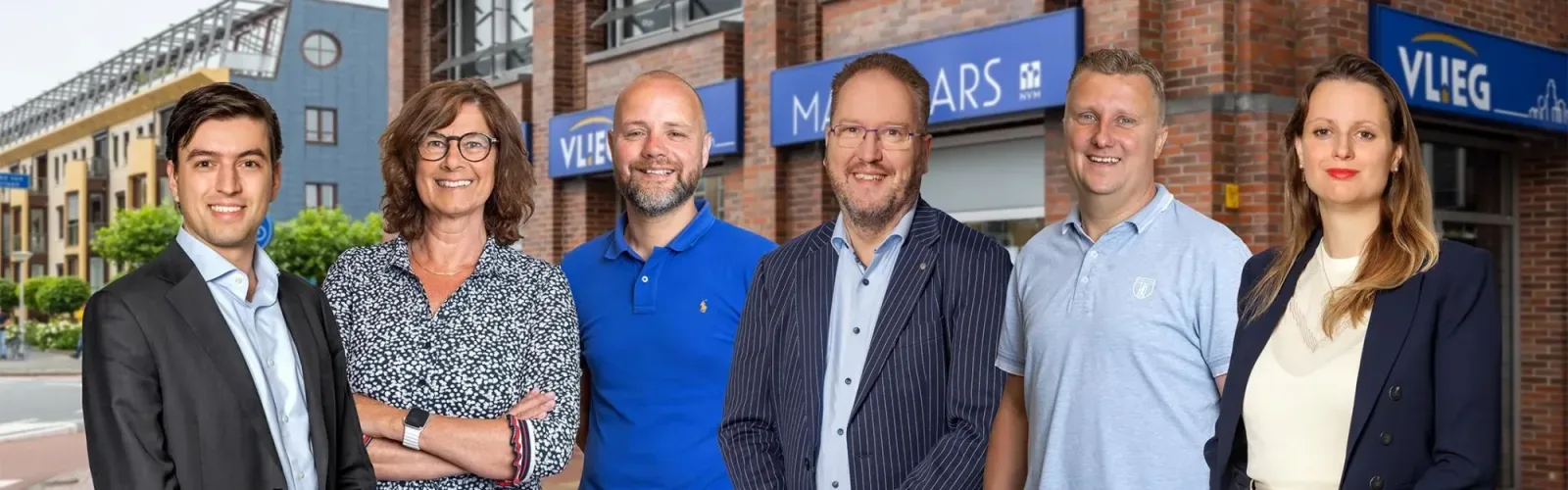 Team foto van VLIEG Makelaars Amstelveen OG