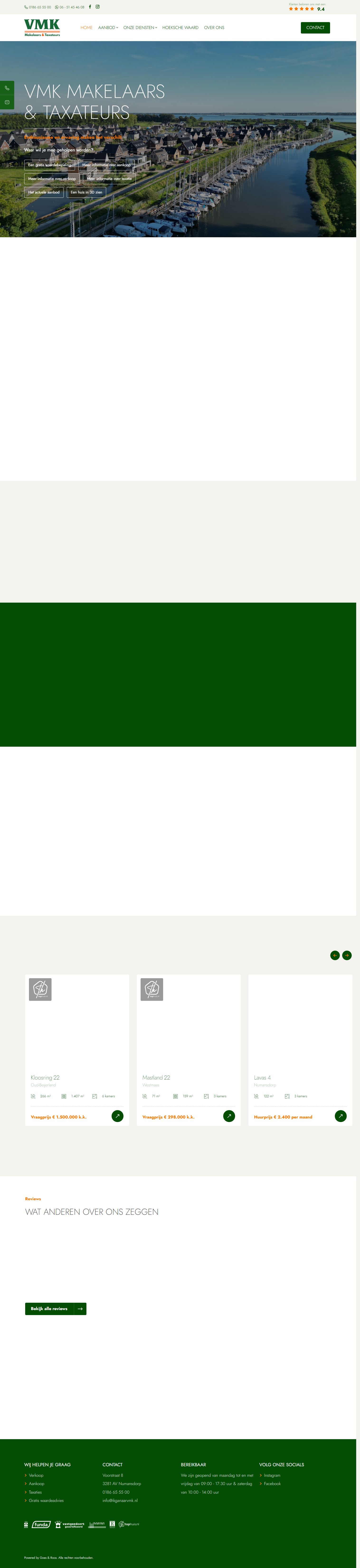 Screenshot van de website van www.ikganaarvmk.nl