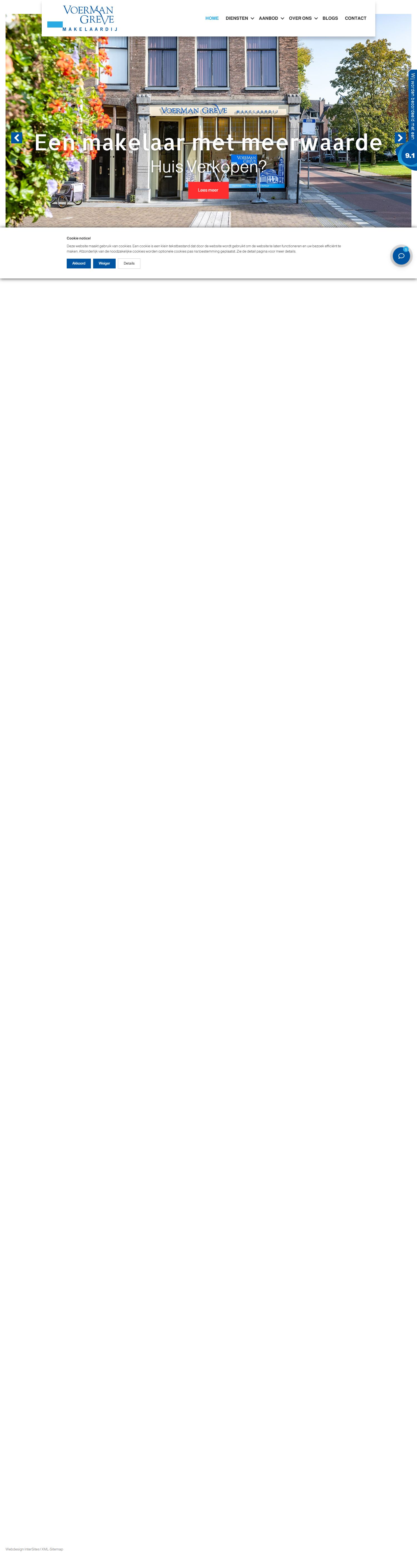 Screenshot van de website van www.voermangreve.nl