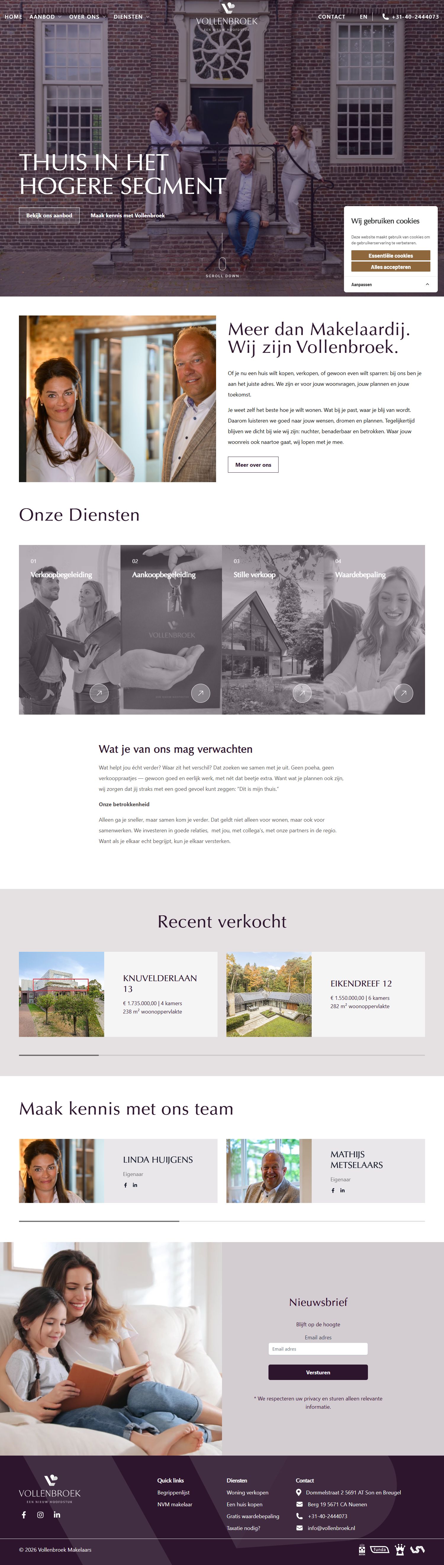 Kantoor foto van Vollenbroek Makelaars