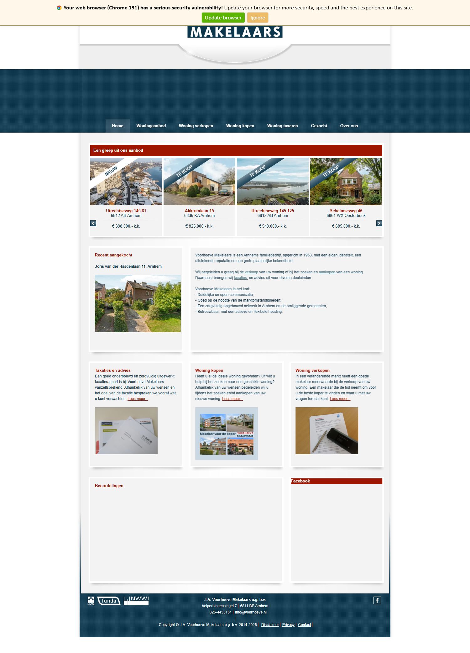 Kantoorfoto Voorhoeve Makelaars