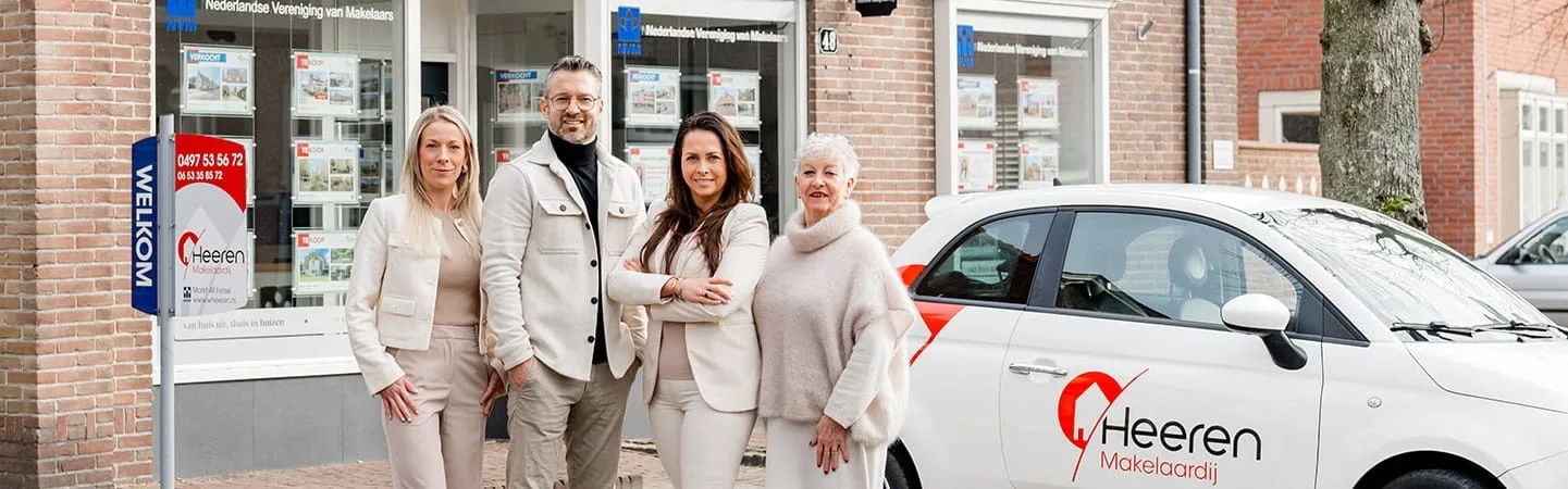 Team foto van W. Heeren Makelaardij