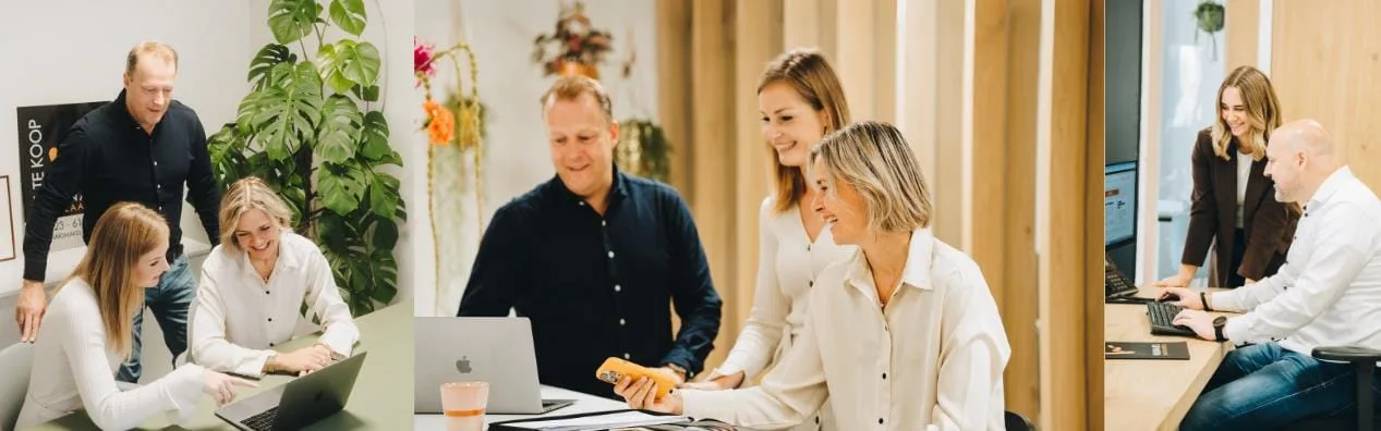 Team foto van Warnars Makelaardij