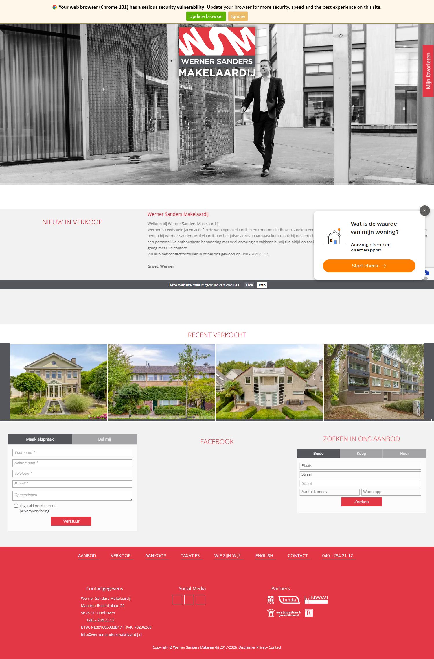 Kantoorfoto Werner Sanders Makelaardij