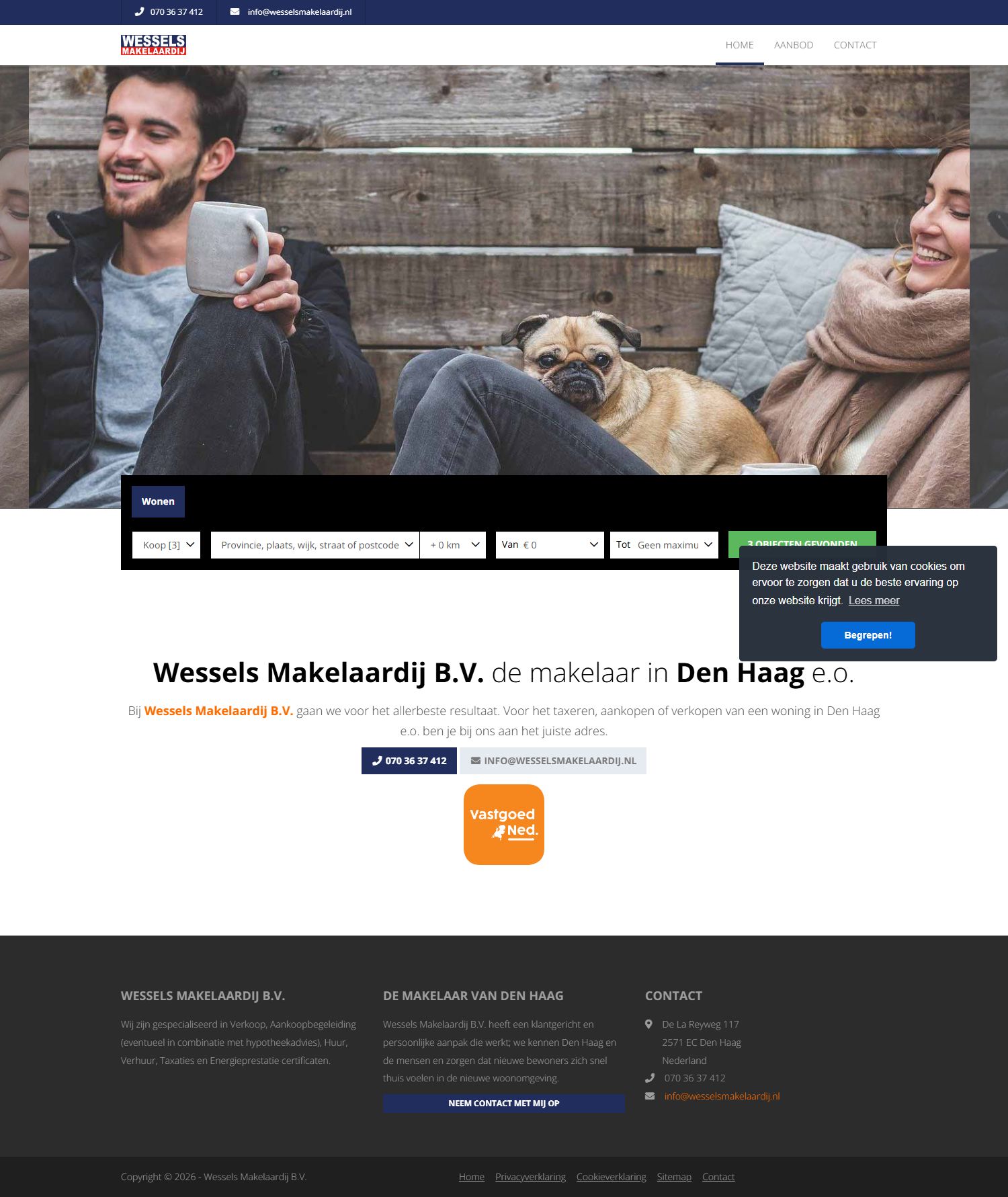 Team foto van Wessels Makelaardij B.V.