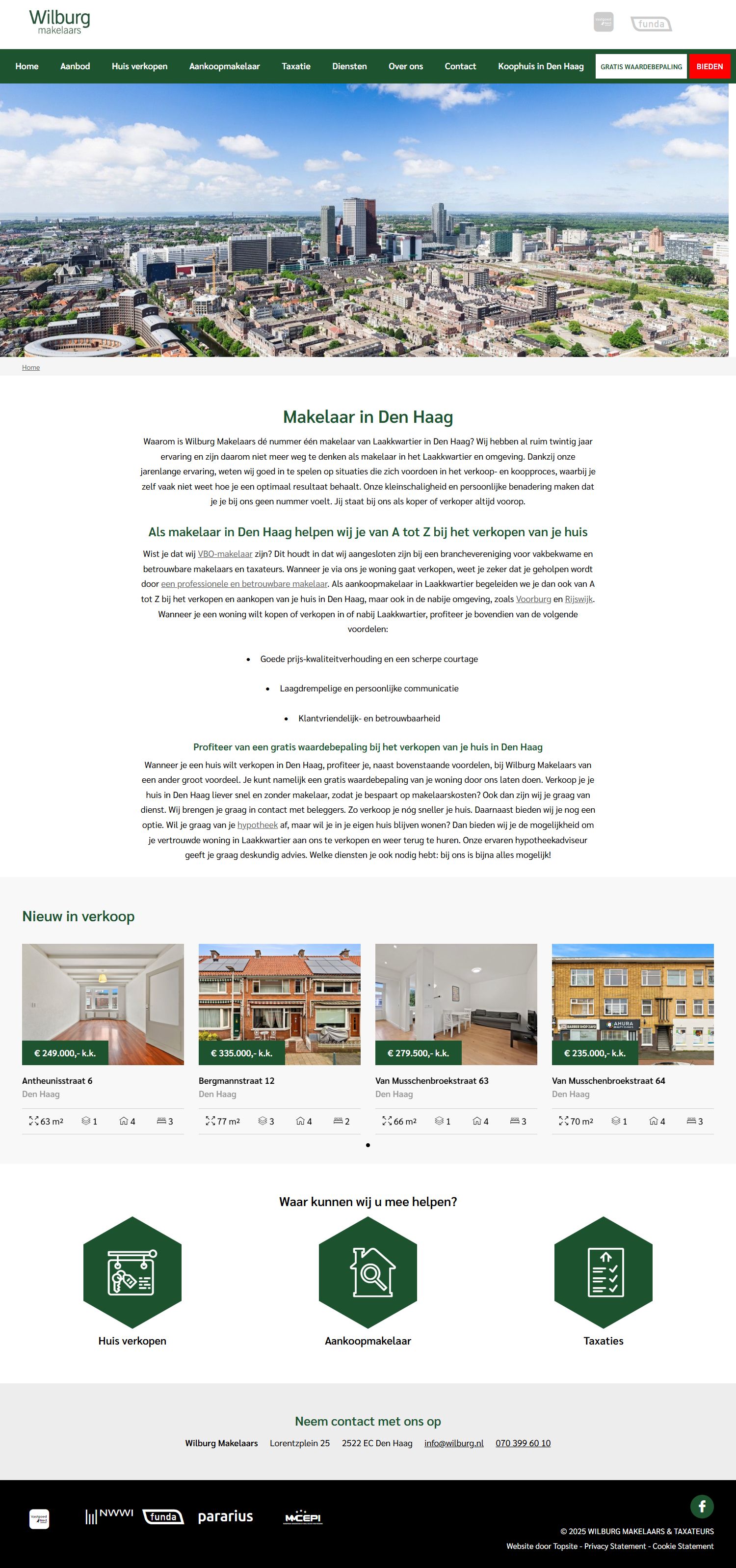 Kantoorfoto Wilburg Makelaars & Taxateurs