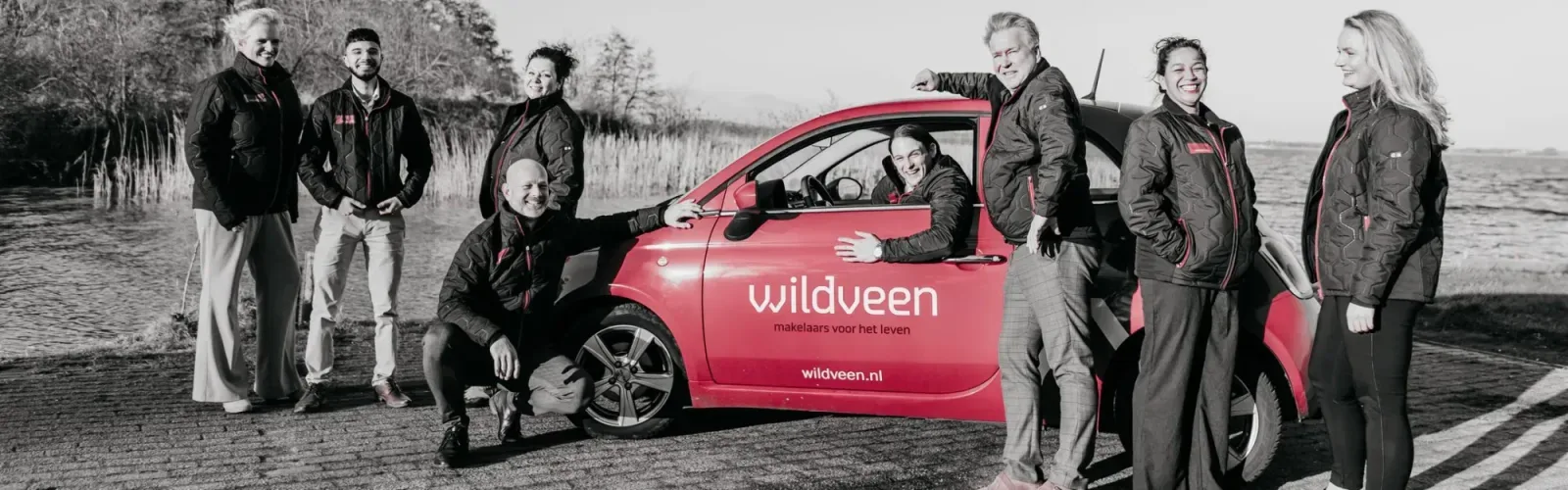 Team foto van Wildveen Makelaars