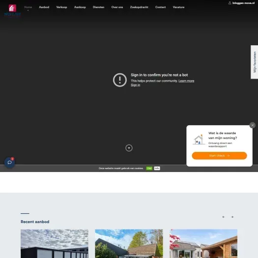 Screenshot der Website von www.woltjer.nl